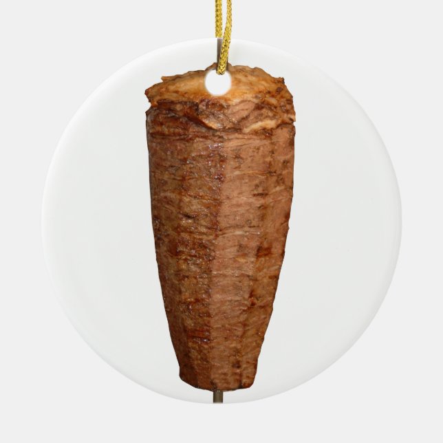 Ornamento De Cerâmica Gyro - Kebab (Frente)