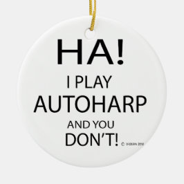 Ornamento De Cerâmica Ha Autoharp