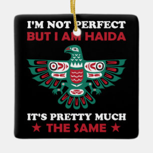 Ornamento De Cerâmica Haida Eagle Haida Nation Native American Gift Idea