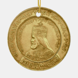 Ornamento De Cerâmica Haile Selassie Jah Rastafari Reggae Rasta Roots