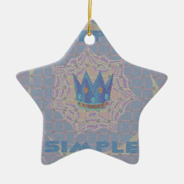 Ornamento De Cerâmica Hakuna matata (Frente)