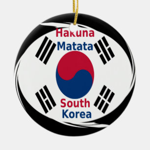 Ornamento De Cerâmica Hakuna Matata Coreia do Sul