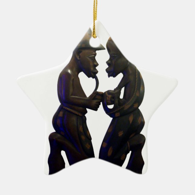 Ornamento De Cerâmica Hakuna Matata Divertir-se A Velha Escola é a melho (Frente)