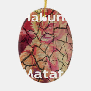 Ornamento De Cerâmica Hakuna Matata.JPG