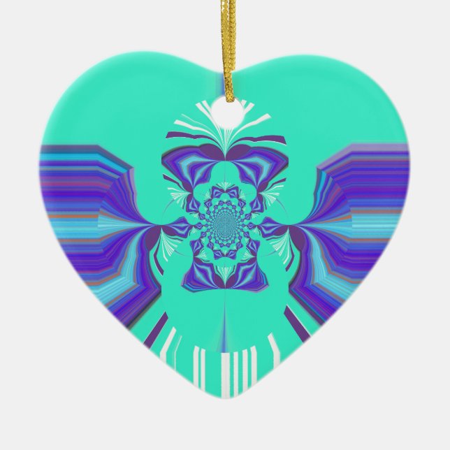 Ornamento De Cerâmica Hakuna Matata Roxo (Frente)