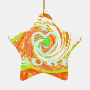 Ornamento De Cerâmica Hakuna Matata Summer Baby Kids I Love Surfing ..pn