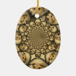 Ornamento De Cerâmica Hakuna Matta Puppies e Cachorros infinitamente che