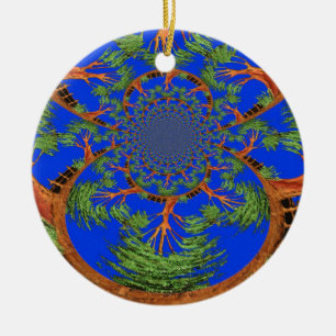 Ornamento De Cerâmica HakunaMatata Eu não sou alérgico ao pessoas Eco tr