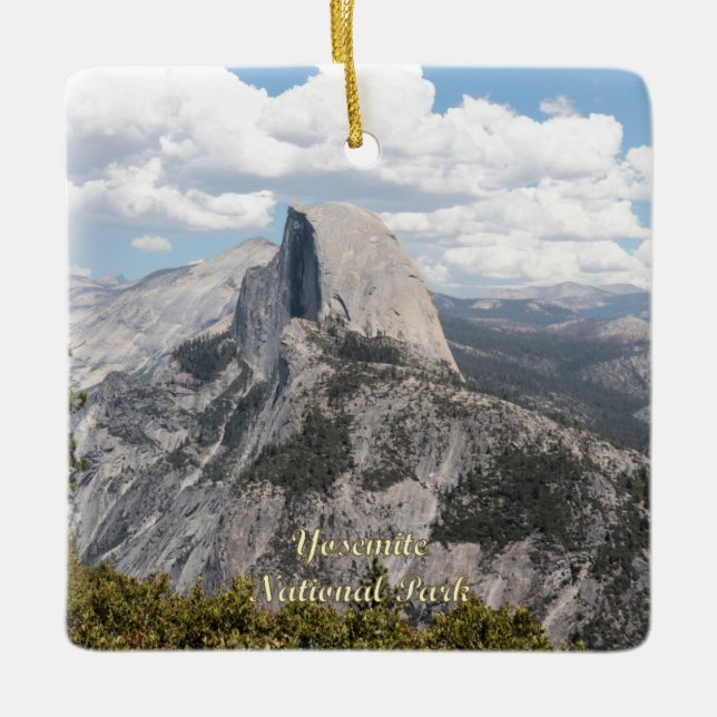 Ornamento De Cerâmica Half Dome, Parque Nacional de Yosemite, Califórnia (Frente)