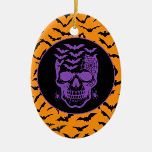 Ornamento De Cerâmica Halloween