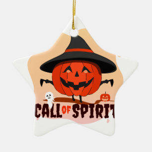Ornamento De Cerâmica Halloween Call of Spirit