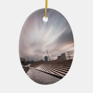 Ornamento De Cerâmica Hamburgo Alemanha