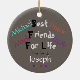 Ornamento De Cerâmica HAMbWG - Ornament - Emoji - BFFLs