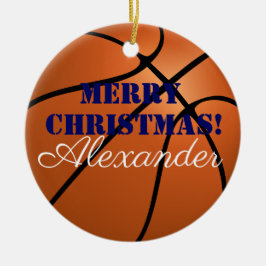 Ornamento De Cerâmica HAMbyWG - Basquete