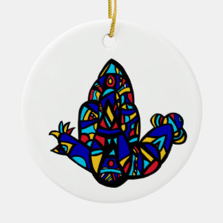 Ornamento De Cerâmica Hamsa Ji -