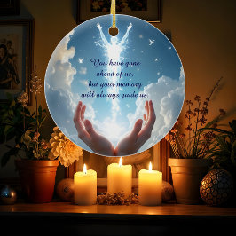 Ornamento De Cerâmica Hands Set the Soul Free, You have gone sympathy 