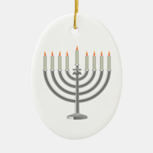Ornamento De Cerâmica Hanukkah