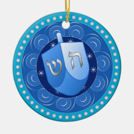 Ornamento De Cerâmica Hanukkah