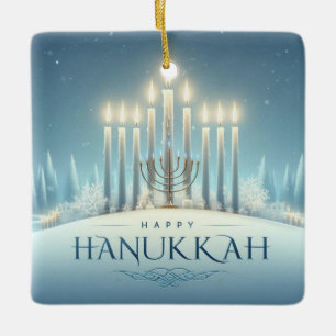 Ornamento De Cerâmica Hanukkah Cerâmica