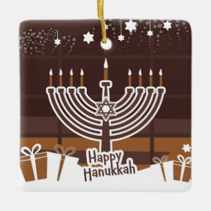 Ornamento De Cerâmica Hanukkah Cerâmica