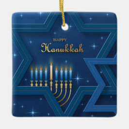 Ornamento De Cerâmica Hanukkah Cerâmica