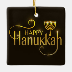 Ornamento De Cerâmica Hanukkah Cerâmica