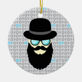 Ornamento De Cerâmica Hanukkah e Natal