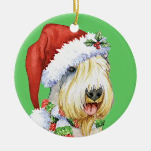 Ornamento De Cerâmica Happy Howlidays Sealyham Terrier