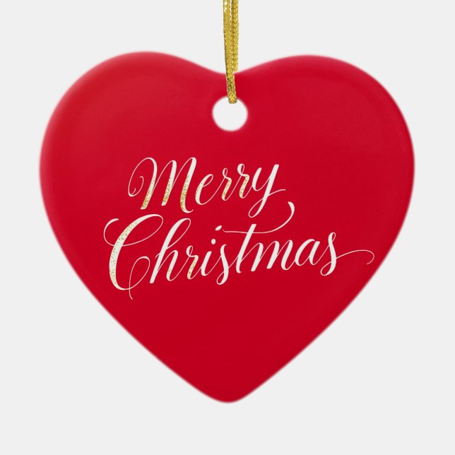 Ornamento De Cerâmica Happy New Year Merry Christmas Holiday Season (Frente)