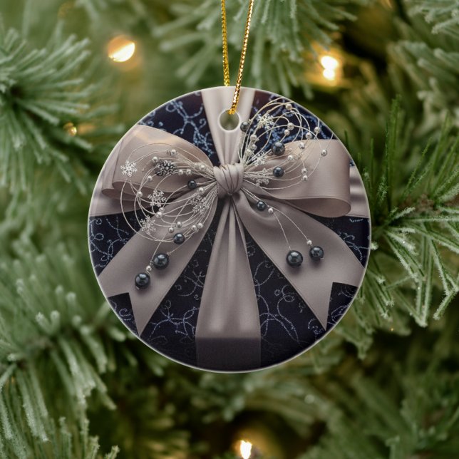 Ornamento De Cerâmica Harlem Renaissance Glam (Árvore)