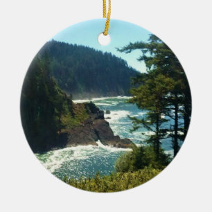 Ornamento De Cerâmica Hart's Cove, Oregon Coast