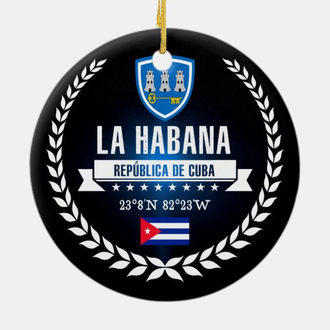 Ornamento De Cerâmica Havana (Traseira)