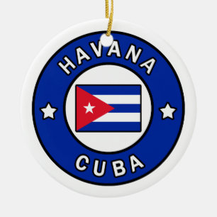 Ornamento De Cerâmica Havana Cuba