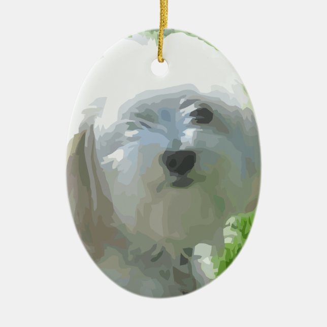 Ornamento De Cerâmica Havanese (Frente)