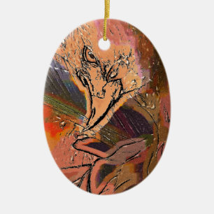 ORNAMENTO DE CERÂMICA HAWK