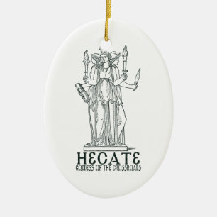 Ornamento De Cerâmica Hecate