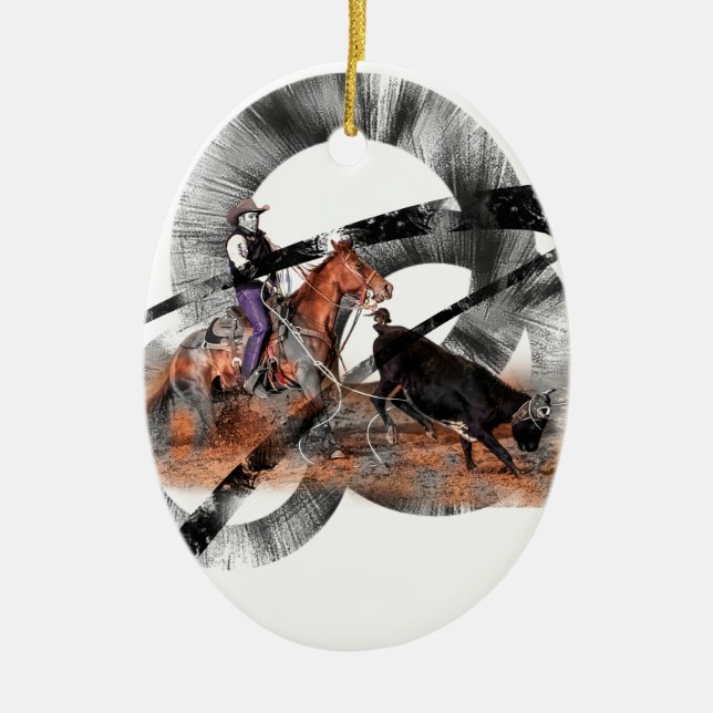 Ornamento De Cerâmica Heeler (Frente)