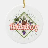 Heidelberg am Neckar Alemanha Retro Wine Vintage