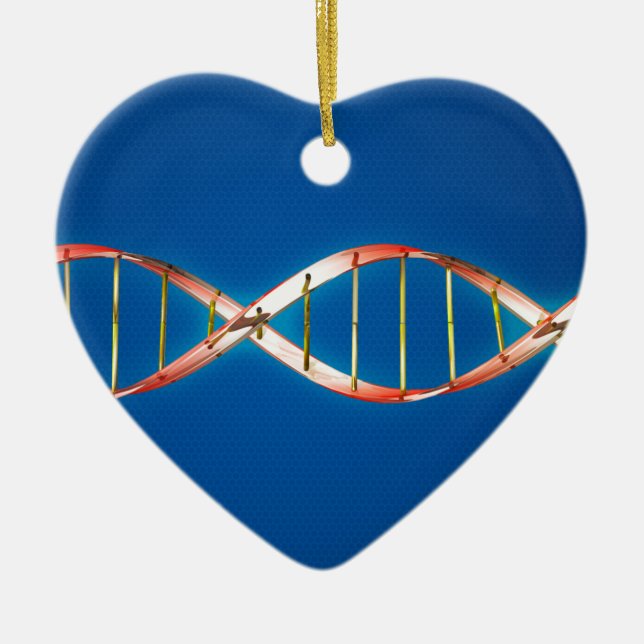Ornamento De Cerâmica Hélice dobro do ADN (Frente)