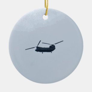 Ornamento De Cerâmica Helicóptero de Chinook