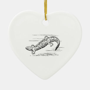 Ornamento De Cerâmica Hellbender