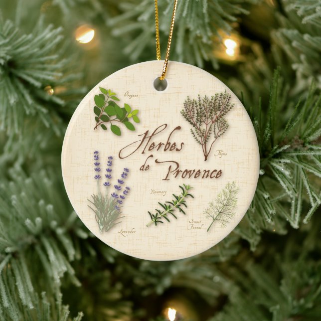 Ornamento De Cerâmica Herbes de Provence Ornament (Árvore)