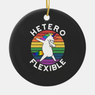 Ornamento De Cerâmica Hetero LGBT LGBT Lésbica Gay transexual