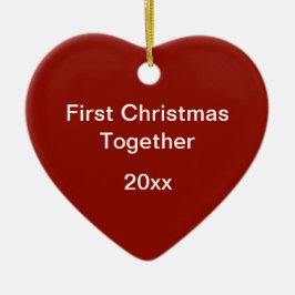 Ornamento De Cerâmica Hexágonos Aninhados Vermelhos Primeira Forma Cardí