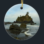 Ornamento De Cerâmica Hidden Beach II no Parque Nacional de Redwood<br><div class="desc">O Parque Nacional de Sequoia é obviamente conhecido pelos seus bosques de Sequoia Costeira, mas também há muitas trilhas dos pomares até praias intocadas e intocadas. Aqui está "Hidden Beach", um dos muitos achados da Trilha Costeira. Esta foto também é apresentada como o wallpaper widescreen "Hidden Beach II" na seção...</div>