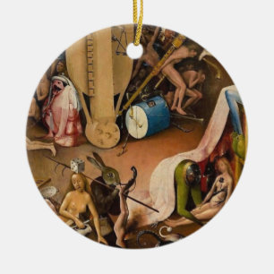Ornamento De Cerâmica Hieronymus Bosch - O Jardim do Inferno