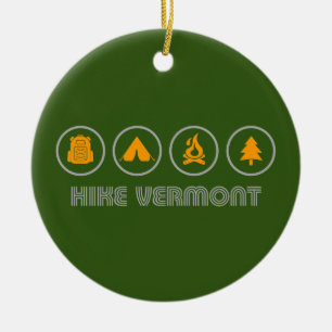 Ornamento De Cerâmica Hike Vermont
