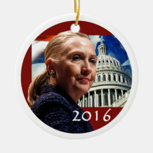 Ornamento De Cerâmica Hillary 2016