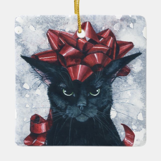 Ornamento De Cerâmica Ho. Ho. Ho. (Frente)