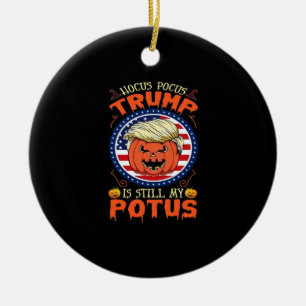 Ornamento De Cerâmica Hocus Pocus Ainda É Meu Potus Trumpkin Halloween